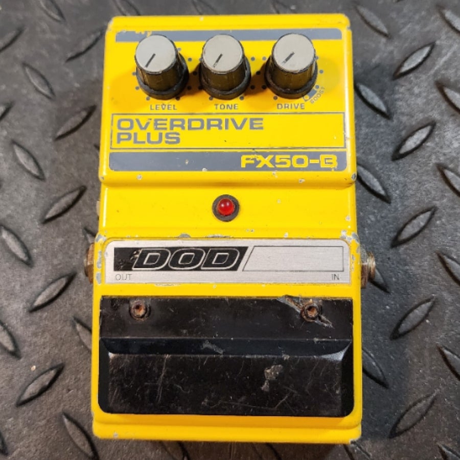 DOD FX 50B Overdrive Plus ギターエフェクターおまけ付き 1986 DOD FX50B Overdrive Plus USA-Made Guitar Effects Pedal